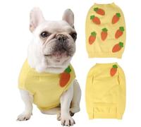 Soft Rabbit Cashmere core-Spun Knit Pet Sweater for Small Dog and Medium Dogs - Soft Stretchy and Stylish Winter Apparel for Pets - Fits Pets 10-30 lbs