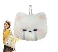 Soft Rabbit Plush Keyring, Soft Keychain with Twitter Decorative Object - Rabbit Pendant for Handbag - for Women Girls Students Children