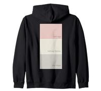 Soft Rage Shy Chaos Demigirl Paint Swatch Zip Hoodie