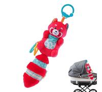 Soft Rattle Toy - Smiling Animal Sound Toys, Cute Sensory Toys | Baby Sensory Rattle Toy, Colorful Stroller Rattle Toy, Soft Squishy Baby Toy, Decorative Toy