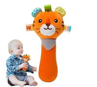 Soft Rattles for - Portable Toy Shells with Design and Sound Function for Grip, Safe Toy for Motor Training | Animals Junk & Soft Sensory Toys