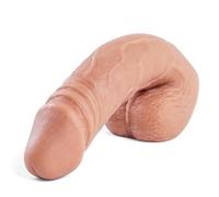 Soft Realistic Dildo: 5.1 Inches Long, 1 Inches Wide - Naturally Enhances Male Bumps - for All Day Wear, Lingerie Compatible - Adult Product for Maximum Performance