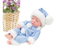 Soft Reborn Doll, 11.8 Inch Real Life Accompanying Toy, Realistic Doll, Premium Soft Material Design, Reborn With Realistic Features And Clothing, Collectible Toy for Boys Girls Home