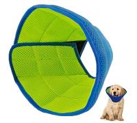Soft Recovery Collar for Dogs and Cats Post-Surgery - Adjustable Protective Cone with Breathable Edge to Stop Licking/Biting, Pet Healing Collar Neck 38-44cm/15-17.3in (Blue, Large)