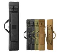 Soft Rifle Bag, Air Rifle Bag, Portable Long Rifle Bag, Tactical Rifle Backpack Pistol and Magazine Storage Backpack with Backpack Straps for Shooting Hunting Carrying Outdoor Camping D