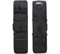 Soft Rifle Case Double Long Gun Bag - Pistol Transportation, Lock-Ready Zippers, EPE Padding, Tactical Bag for Hunting and Shooting Range