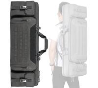 Soft Rifle Gun Case, 36/42 Inch Gun Carry Bag, Tactical Shooting Bag for Long Gun Pistol Transportation, Suitable for Outdoor Hunting Shooting(Black,36in/90cm)