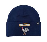 Soft Rock Blue Animal Patch Beanie - female - Goorin Bros - Accessories - Blue - ONE SIZE - Accessories ONE SIZE