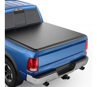 Soft Roll Up Truck Bed Tonneau Cover for 2009-2018 Ram 1500, 2019-2022 Ram 1500 Classic, 2010-2016 Dodge Ram 2500 3500 5.7 Ft Bed Fleetside