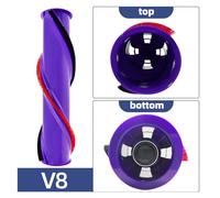 Soft Roller Brush Carpet Spare Part，Compatible for Dyson V6 V8 V10 V11 ，Vacuum Cleaner Replacement Accessories(V8 Carpet Brushroll)
