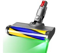 Soft Roller Brush Head Motorhead For Dyson V12 Detect Slim / V10 Slim Accessories, Cordless Cleaners Hardwood Floor With Green Dust Light