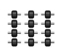 Soft Roller Parts，Compatible for Dyson，V6 V7 V8 V10 V11 V15 Vacuum Cleaner， Small Wheels Accessories(12pcs)