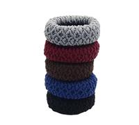 Soft Ropes Ponytail Holder Hair Accessories Hairdressing Tools Black Rubber Band Hair Ties/Rings/Ropes Gum Springs Ponytail Holders Hair Accessories Elastic Hair Band(Style3)
