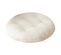 Soft Round Sheepskin Chair Pad Thickened Cushion For Bedroom Windowsill Stool Enhanced Comfort Foam Seat Cushions for Pressure (C, 26X26CM)