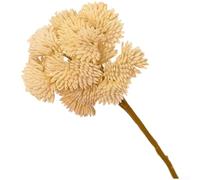 Soft Rubber Artificial Hydrangea Flowers For Wedding And Home Use Realistic Look Easy To Maintain No Water Required(White)