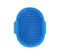 Soft Rubber Dog Brush, Pet Bath Silicone Brush, Dog Hair Remover Brush for Grooming Wash Cleaning(Color:Blue)