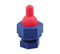 Soft Rubber Lamb Feeding Pacifiers Chew Resistant Nipples Fixed Base Pacifiers for Calve and Goat Rubber for Animals