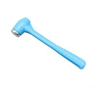 Soft Rubber Mallet with Metal Insert, Small Iron Hammer for Model Assembly and Electronics Repair, Non-Slip Handle Installation Tool for DIY Crafts and Furniture Fixing Tasks