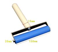 Soft Rubber Repair Roller Tool for Phone and Laptop Screen Protector Application, 8cm/10cm/15cm/20cm Sizes, Blue Silicone, 1-Piece