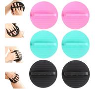 Soft Rubber Shower Scrubber, Exfoliating Body Scrubber Glove, Gentle Exfoliating Bath Glove, Deep Cleansing Shower and Bath Tool, for Massage and Removing Dead Skin, for All Skin Types，Mix-6pcs