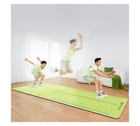 Soft Rubber Stretching Yoga Mat, Thick Standing Long Jump Measuring Pad for Marble Floor/Tiles, Indoor Jumping Rope Equipment Mats