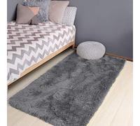 Soft Rug for Bedroom, Fluffy Living Room, Children's Room, Plush Rug, Grey Rug, Rectangular, Cute Room Decoration for Baby 3x5 Feet Grey