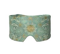 Soft Sage Green and Gold Celtic Mandala, Full Eye Covers Light Blocking Eye Mask Sleep Eye and Ear Muffs