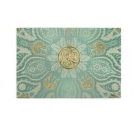 Soft Sage Green And Gold Celtic Mandala1000 Piece Jigsaw Puzzles for Adults, Wooden Jigsaw Puzzle