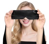 Soft Satin Eye Mask, Blindfold for Women Men Comfortable Satin Sleep Mask Silk Satins Blindfold Sleep Masks Eye Cover Silk Sleeping Masks Blind Folds for Night Sleeping Travel Meditation