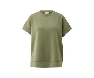 Soft Scuba Sweatshirt with Dropped Shoulders Women's s.Oliver Vert 44
