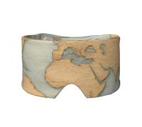 Soft Sea Shell Print Eyes Cover with Adjustable Strap for Sleeper Night Sleeping Work Nap and Yoga