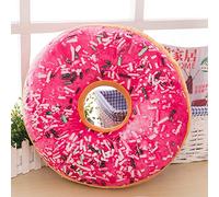 Soft Seat Pad Sweet Donut Foods Cushion Cover Toys extra large pillow (E, One Size)