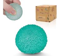Soft Sensory Stress Balls, Textured Memory Gel Soft Fidget Toys, High Density Solid Squishy Toys, 4 cm Sensory Soft Fidget Toy for Kids Adults, Anxiety Relief Squeeze Ball for Autism ADHD(Green)