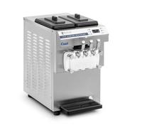 Soft Serve Ice Cream Machine 1350 W 16 l/h LED 3 Flavours Royal Catering - Soft Serve Ice Cream Machines by Black,Metallic silver