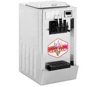 Soft Serve Ice Cream Machine 1640 W 23 l/h 3 Flavours Royal Catering - Soft Serve Ice Cream Machines by Silver