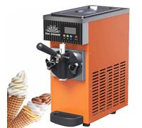 Soft Serve Ice Cream Machine, Countertop Yogurt Maker, 4-8 Kg/H Capacity, LCD Panel, Single Flavor, 450W