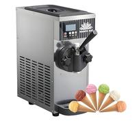 Soft Serve Ice Cream Maker, 3.5L Countertop, 4-5 L/H, Air Cooling Refrigeration System with LED Panel, Ideal for Restaurants and Shops
