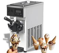 Soft Serve Ice Cream Maker, 4-8kg/H, LCD Touch Panel, Countertop Design, 750W Power for Commercial and Home Use