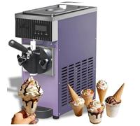 Soft Serve Ice Cream Maker, 4-8kg/H, LCD Touch Panel, Countertop Design, 750W Power for Commercial and Home Use