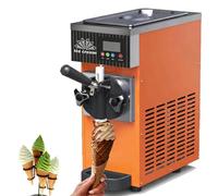 Soft Serve Ice Cream Maker for Home and Countertop, Commercial-Grade Machine with LCD Panel, 450W Power for Restaurants and Dessert Shops