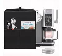 Soft Serve Maker Dust Cover for Ninja CREAMi NC701 Ice Cream Maker, Dustproof, Waterproof, Moisture-proof Nylon Fabric, Cover Case for Ninja NC701 Ice Cream Maker(17.75inx15.75inx10.25in Black)