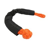 Soft Shackle 13mm 44092 Lbs Breaking Strength | High Tear Endurance Polyethylene Recovery Strap | Offroad Recovery for Truck/SUV/ATV | 2 Pcs Protective Sleeve (Orange)