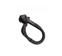 Soft Shackle 20 Ton 38,000lbs Breaking Strength Winch Synthetic Soft Shackle For Jeep Sailing ATV UTV SUV Off-Road Vehicle Recovery(Black 1pc)