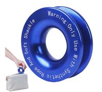 Soft Shackle Recovery - 41, 000 Lbs Snatch Recovery Ring For Off Road Recovery | Winch Snatch Block | Sturdy Snatch Block Pulley, Rust-Proof Winch Accessories Kit For ATV UTV SUV Truck