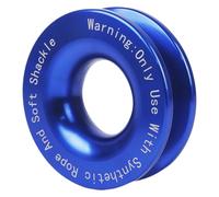 Soft Shackle Recovery Ring - 41,000 lbs Capacity | Heavy-Duty Snatch Block Pulley, Winch Accessories Kit for Trucks and Vehicles, Aluminum Alloy -Resistant Compatible Rings