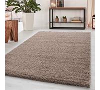 Soft Shaggy Rugs with Thick Pile, Non-Slip Area Rug in Light Beige, Machine Washable, Ideal for Bedrooms, Living Rooms, and Kids’ Rooms, 100% Polypropylene, 60x110cm