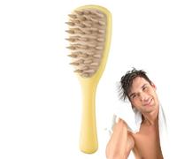 Soft Shampoo Brush with Long Handle - Scalp Scrubber Shower Massage Tool for Growth Stimulating Gentle Cleaning Suitable for Women Men Kids | Ergonomic Waterproof Care Brush