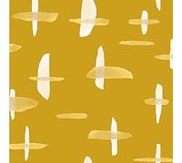 Soft Shell 3-Layer Waterproof Fabric Material Criss Cross - Ochre, 1Mtr 148cmx100cm