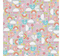Soft Shell 3-Layer Waterproof Fabric Material Shine Bright - Grey, 1Mtr 148cmx100cm