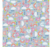 Soft Shell 3-Layer Waterproof Fabric Material Shine Bright - Light Blue, 1Mtr 148cmx100cm